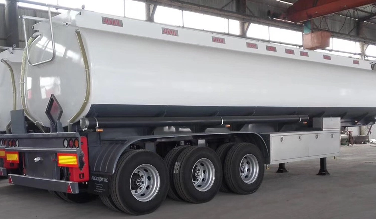 Customized Oil/Diesel/Gasoline/Crude/Water/Milk/Propane Transport Steel Monoblock Fuel Tank/Tanker Truck Semi Trailer for Sale