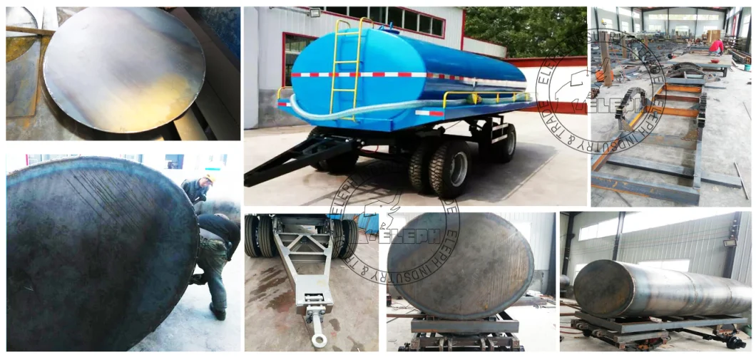 Good Quality Drawbar Trailer Milk/ Water/ Fuel / Oil Tanker Semi Trailer