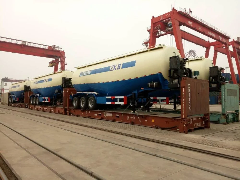 2axle/3axle/4axle 30cbm/35cbm/40cbm/45cbm Export Cement Bulk Carrier Tanker Semi Trailer