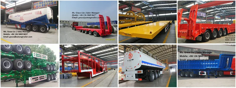 36000 Litres Gasoline Crude Oil Road Tanker Semi Trailer, Tri-Axle Water Tank Trailer for Tractor / Fuel Tank Trailer