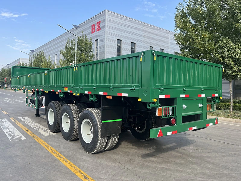 Vehicle Master Cheap Price China 2 3 4 Axles 40 60 80ton Side Wall Semi Trailer for Bulk Cargo Transportation